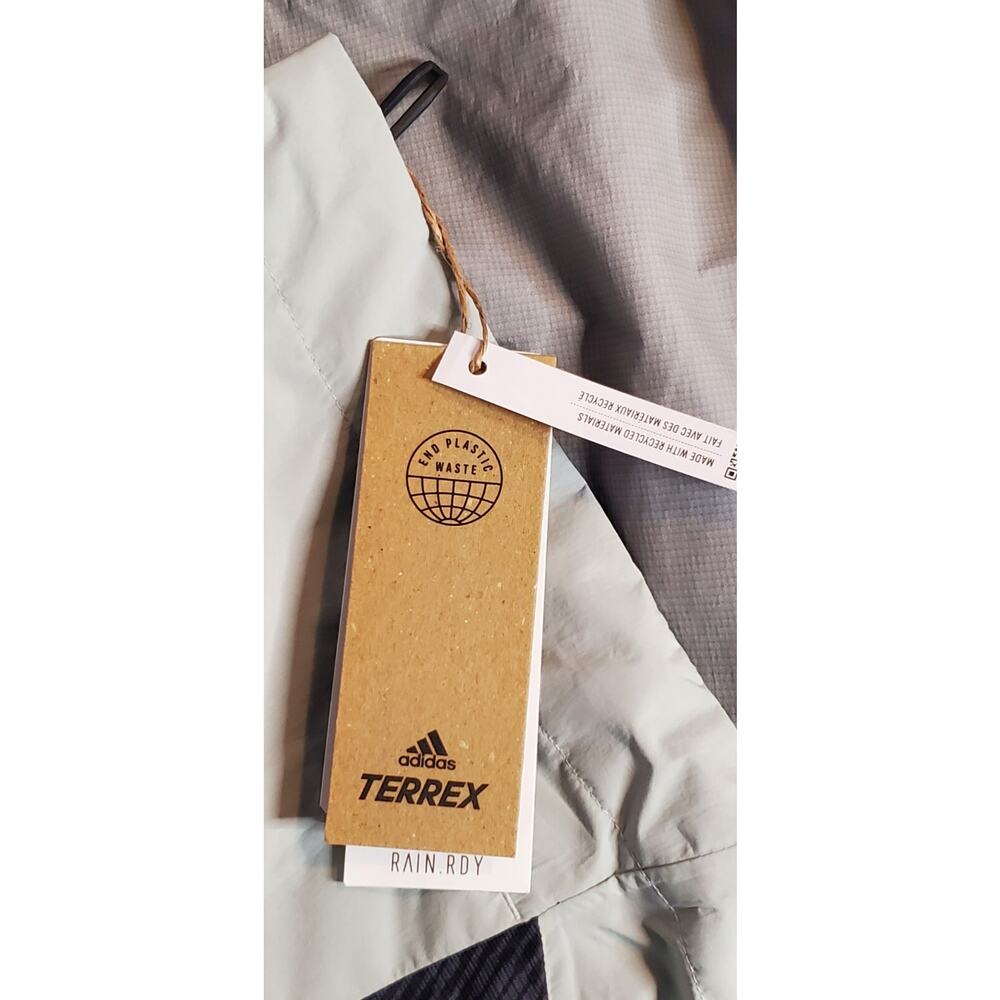 ADIDAS Size S TERREX Xperior Hybrid Rain.RDY Jacket IB4957 Wonder Silver - Picture 6 of 8